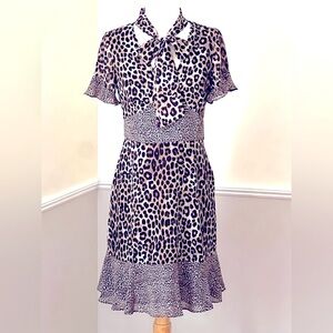MK Leopard Print Women's Dress NWOT